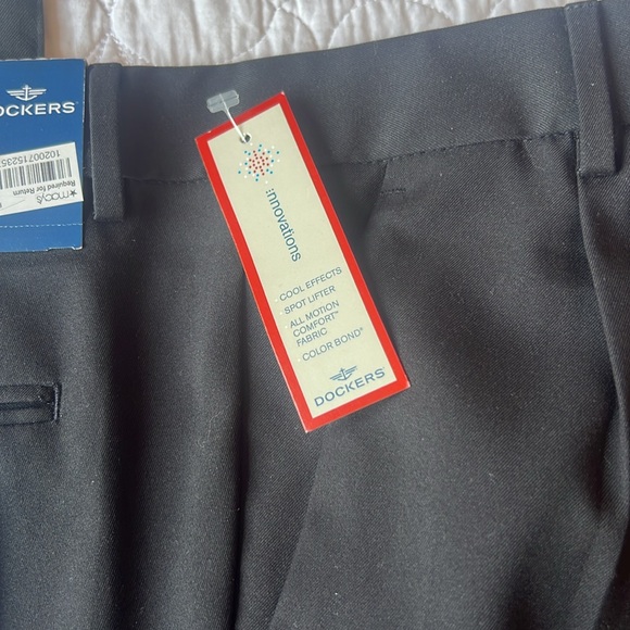 Dockers Charcoal Formal Trousers - Picture 4 of 6